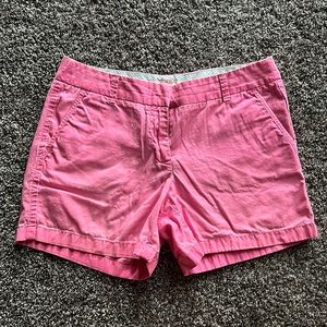 J Crew Hot Pink Chino Shorts